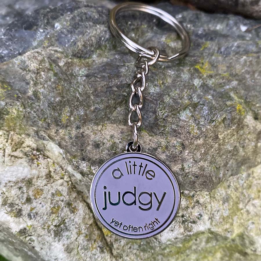 A Little Judgy (yet often right) - Mug with Keyring Gift Set - Image 4
