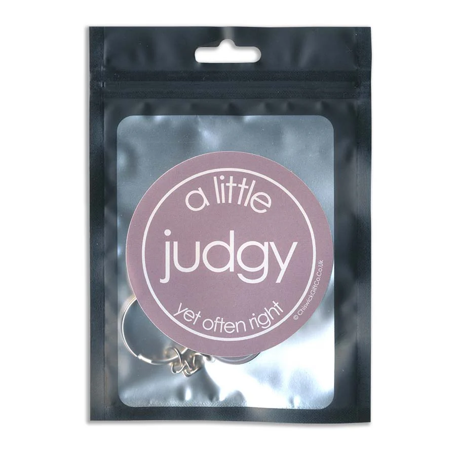 A Little Judgy (yet often right) Keyring - Image 3