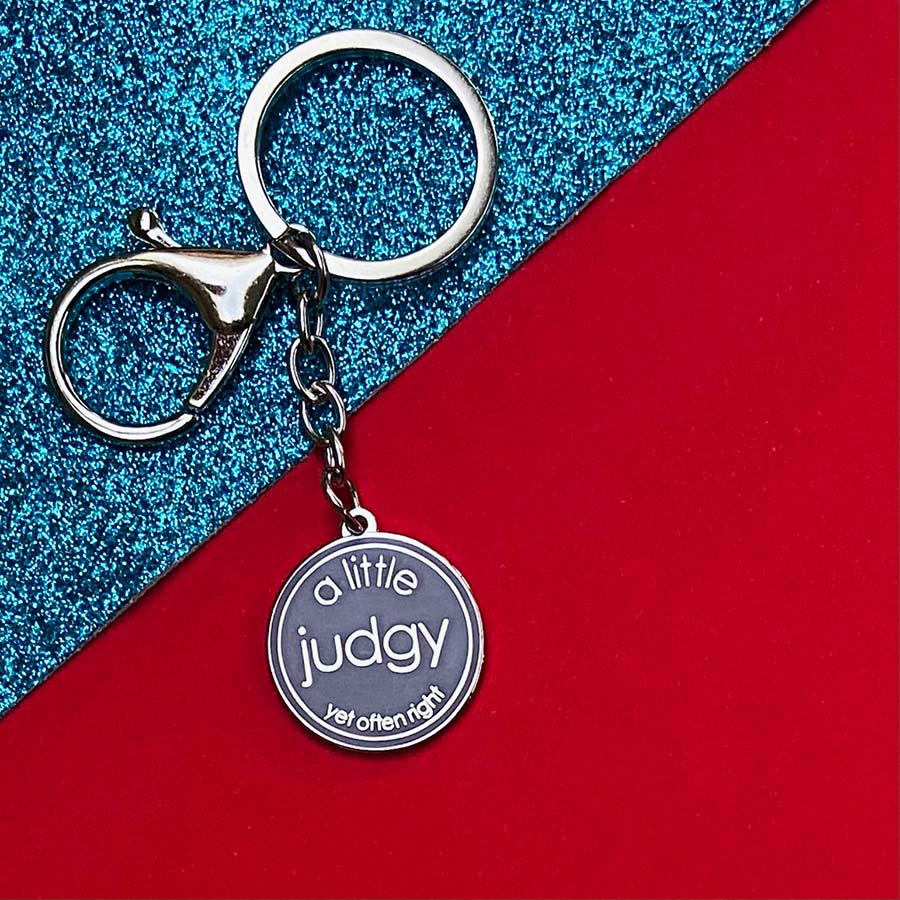 A Little Judgy (yet often right) Keyring - Image 4
