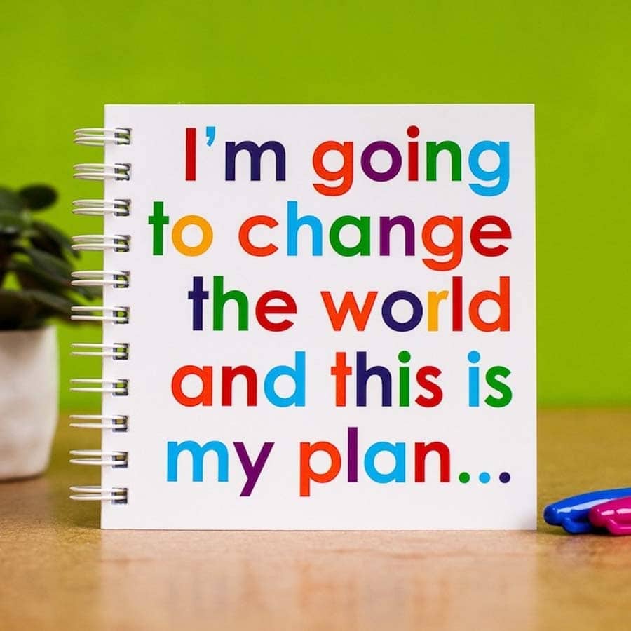 I'm Going To Change The World Doodle Pad - Image 4