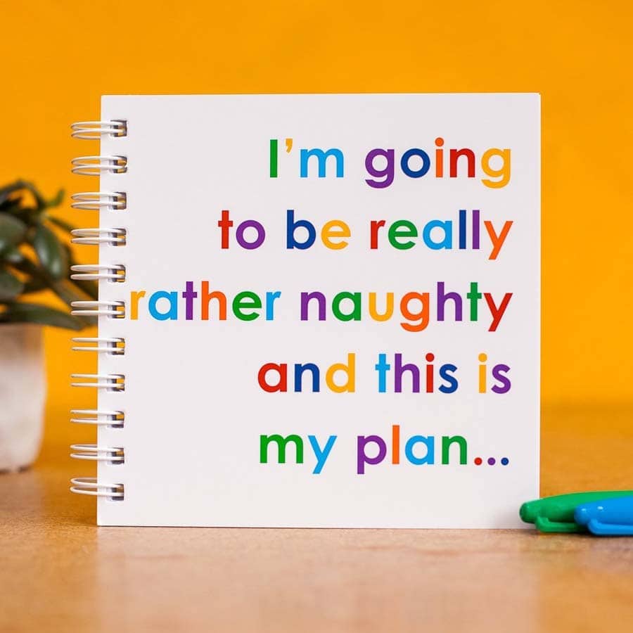 I'm Going To Be Really Rather Naughty Doodle Pad - Image 4