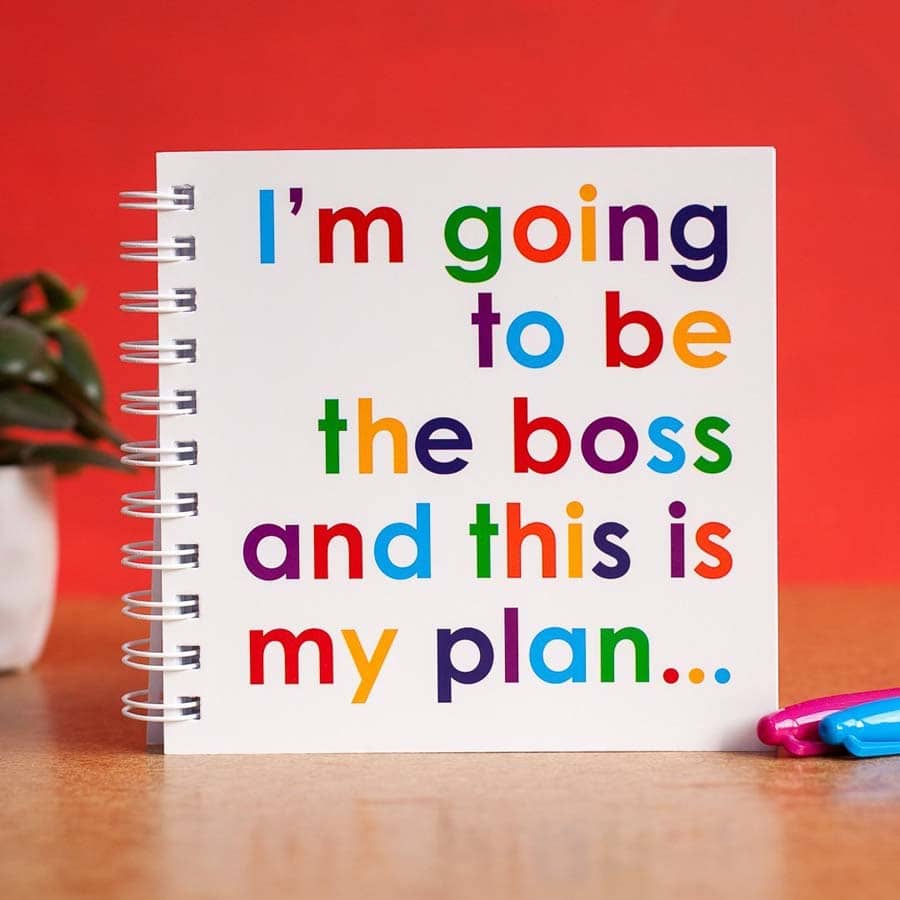 I'm Going To Be The Boss Doodle Pad - Image 4