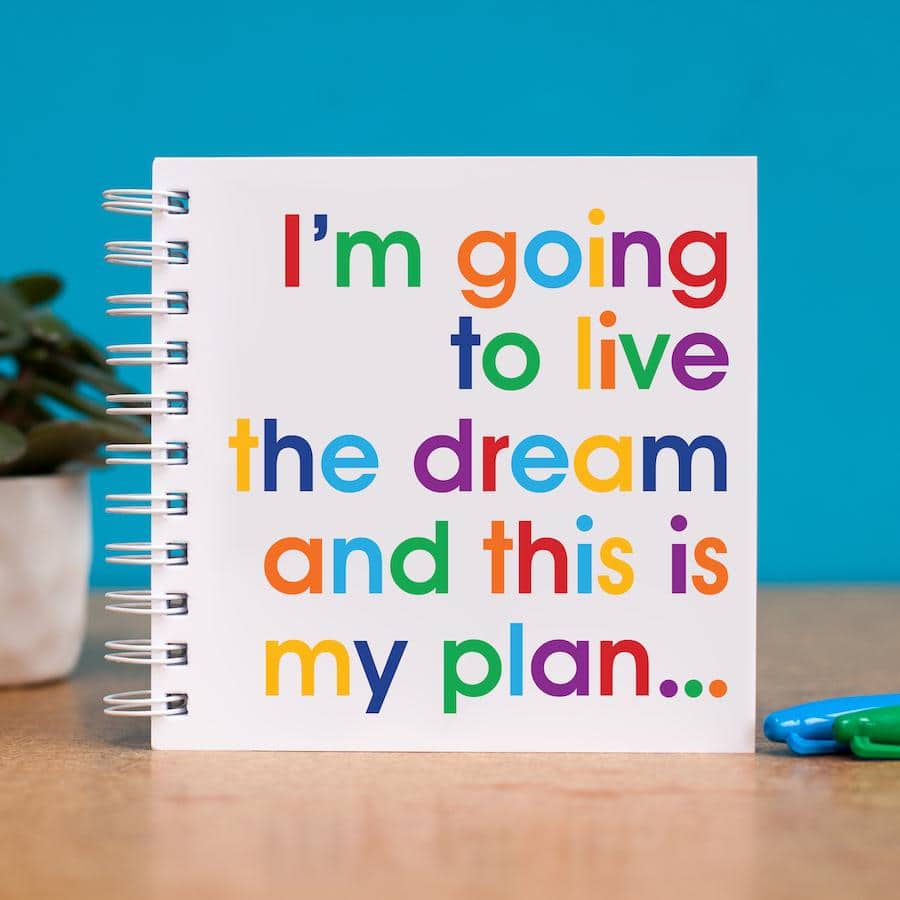 I'm Going To Live The Dream Doodle Pad - Image 3