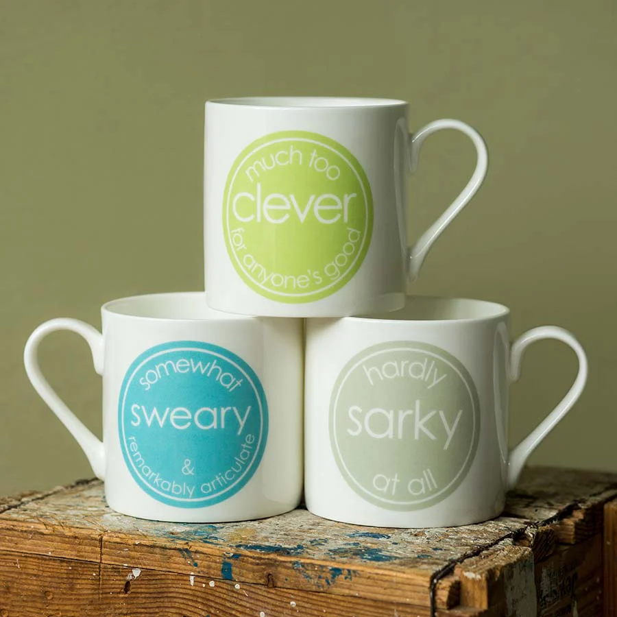 Large Porcelain "Somewhat Sweary but Remarkably Articulate" Mug - Image 3