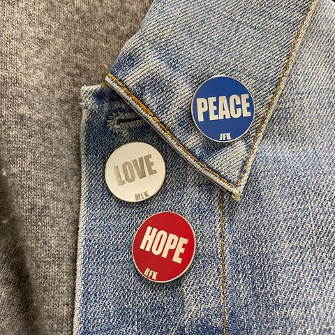 Peace - JFK - Enamel Pin - Image 3