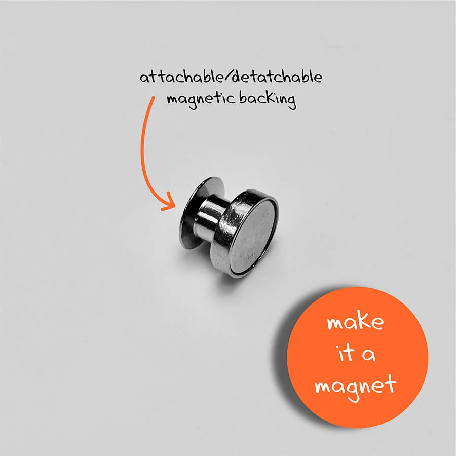 Never Give Up Japanese Great Wave Enamel Pin - Image 5