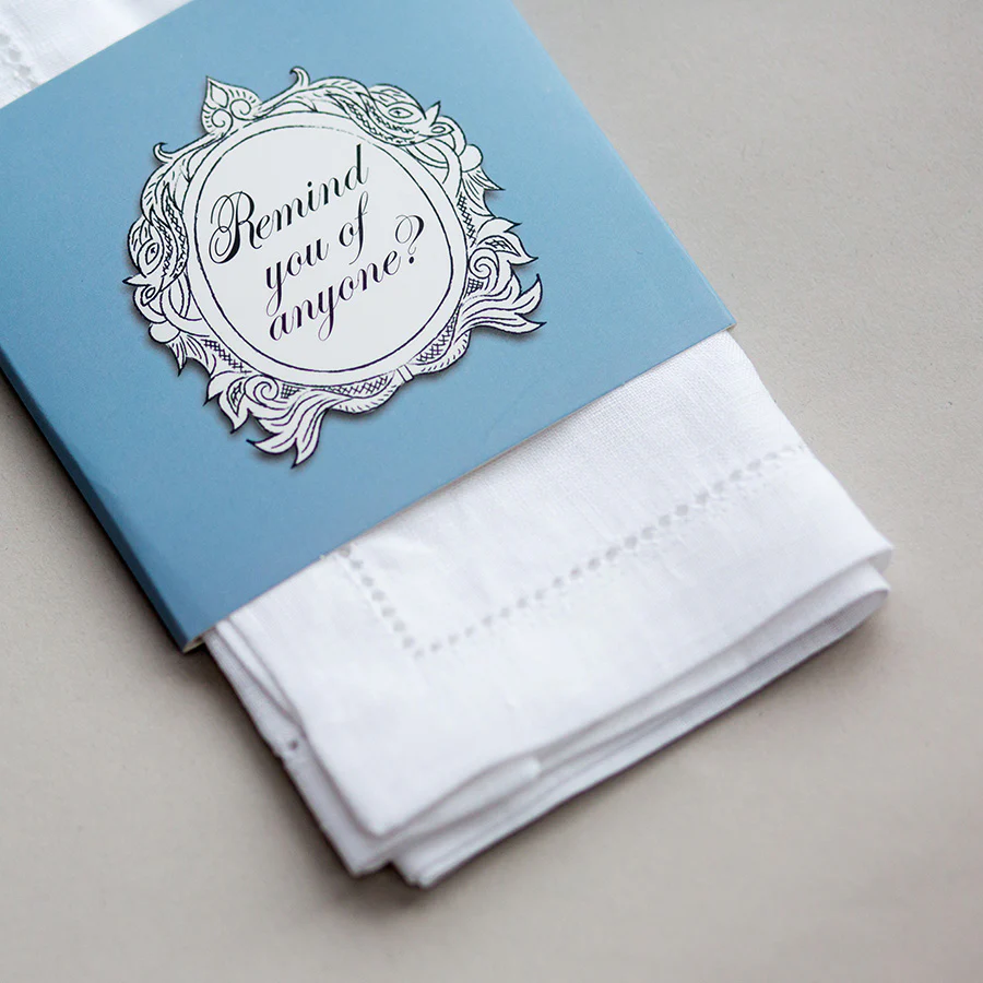 A Little Judgy Yet Often Right Embroidered French Linen Napkin - Image 7