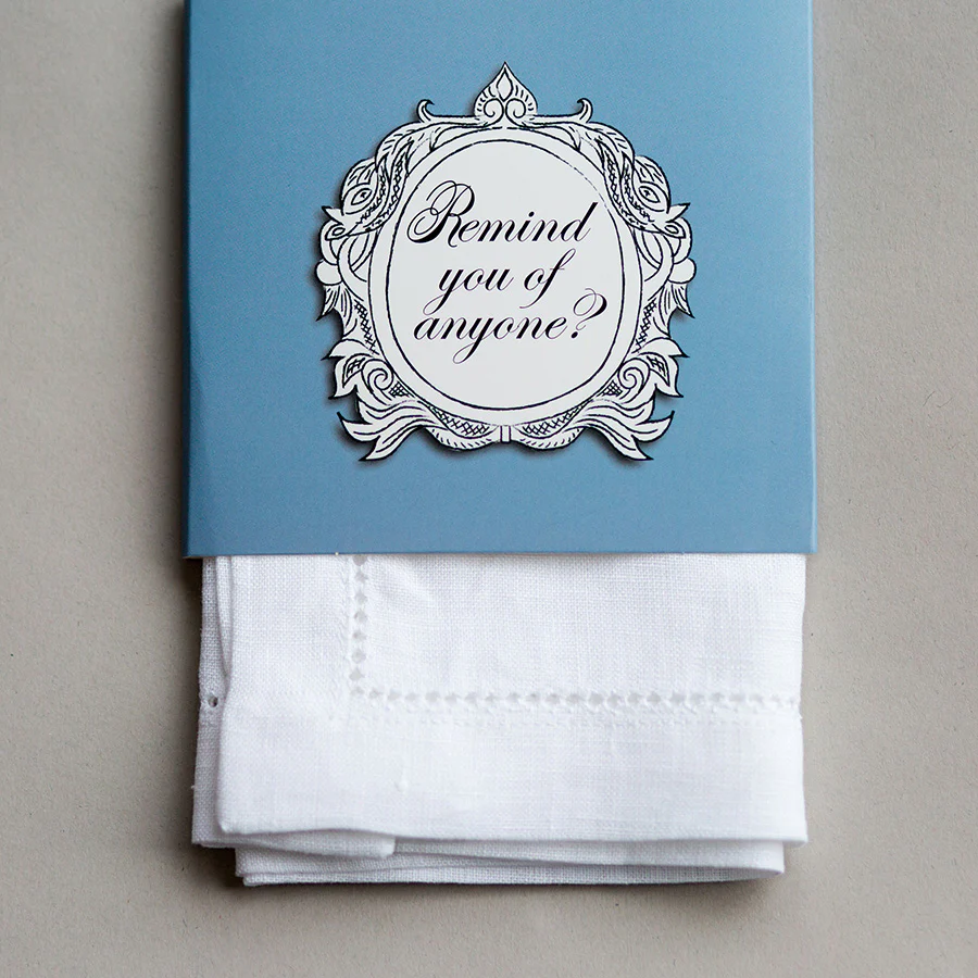 A Little Judgy Yet Often Right Embroidered French Linen Napkin - Image 6