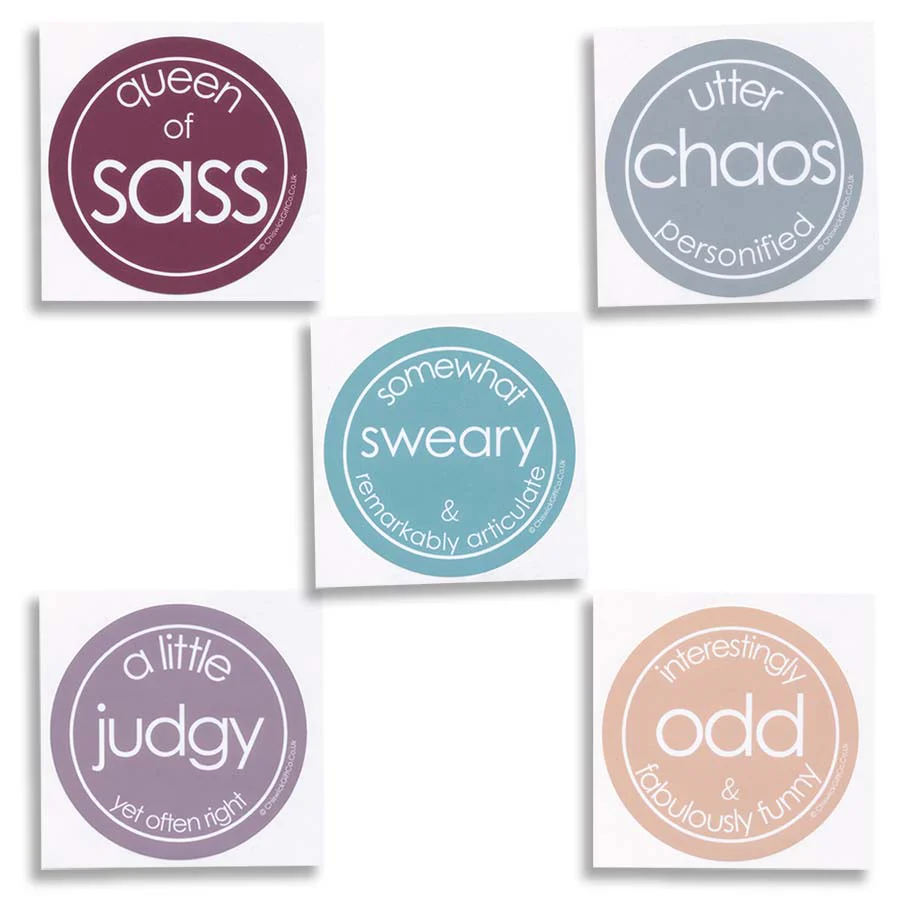 A Little Judgy (yet often right) Vinyl Sticker - Image 3