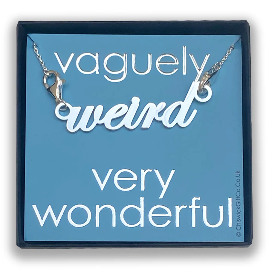 Weird Solid Sterling Silver Pendant | Bag Charm - Image 3